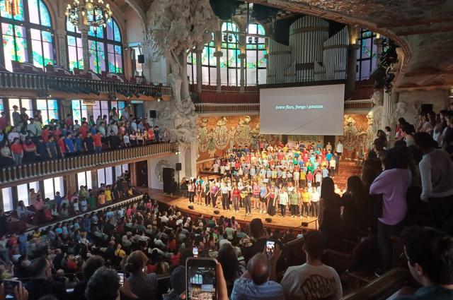 Pacients i professionals de Bellvitge han participat en un programa de cant coral creat per l’ICS i el Palau de la Música Catalana